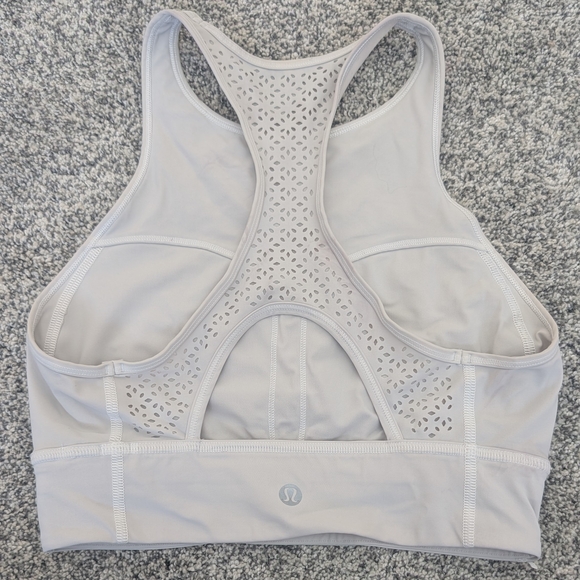 Lululemon Athletica Light Gray Sports Bra - Picture 2 of 5